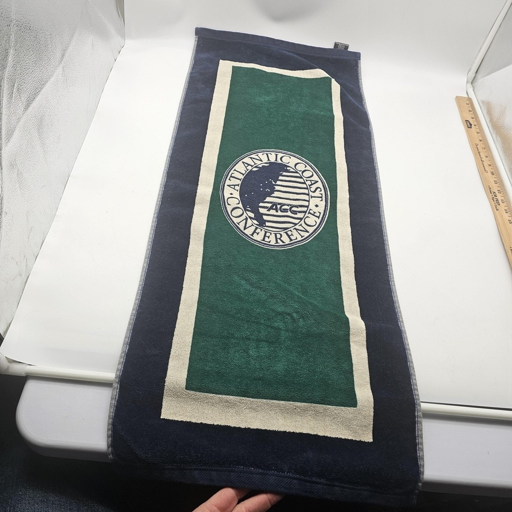 Atlantic Coast Conference Towel 38x16 Blue NCAA Golf Devant ACC Logo
